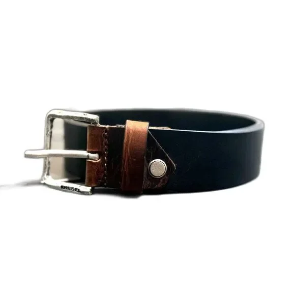 Diesel | Accessories | Diesel 0 Leather Black Saddle Brown  display picture 1